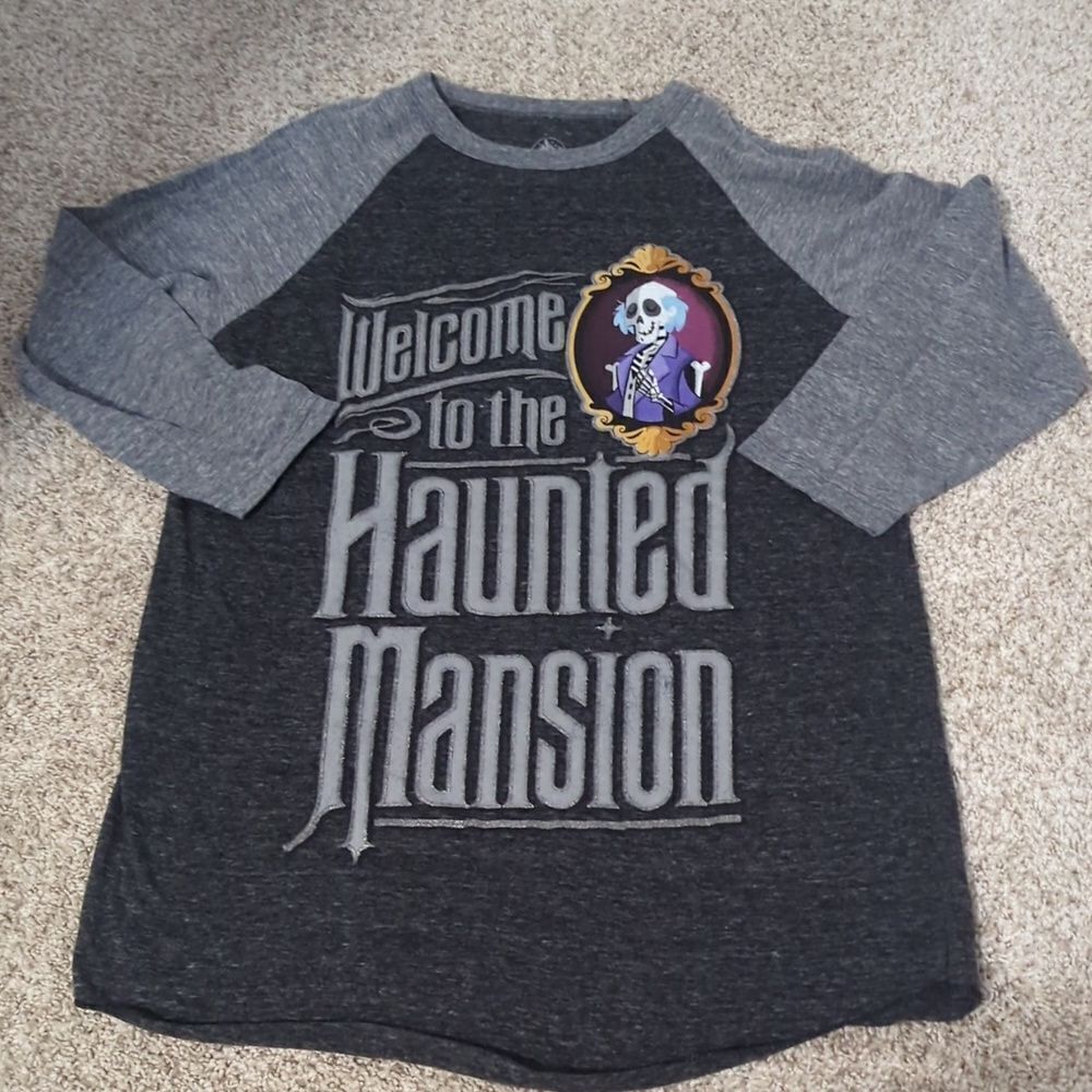 Disney welcome to the haunting mansion 3/4 sleeve shirt